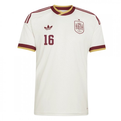 Spanien Rodri Hernandez #16 Replika Bortatröja VM 2026 Kortärmad